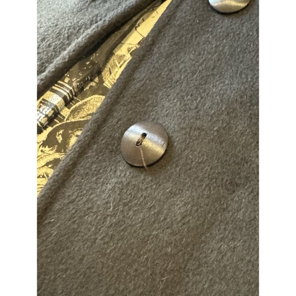 Alorna‎ by Forstmann Long Brown Wool Coat Button Up Made In USA Petite Measured - Picture 8 of 16